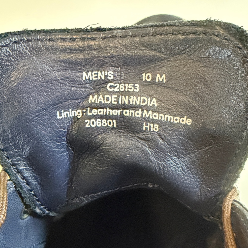 Cole Haan Men's Black Leather Watson Chukka ii Lace Up Boots - Picture 5 of 5